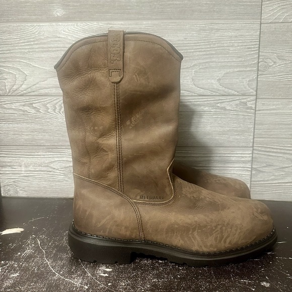 Red Wing 4436 Pecos Men's Leather Work Waterproof Safety Toe Size 14 D Seconds 2